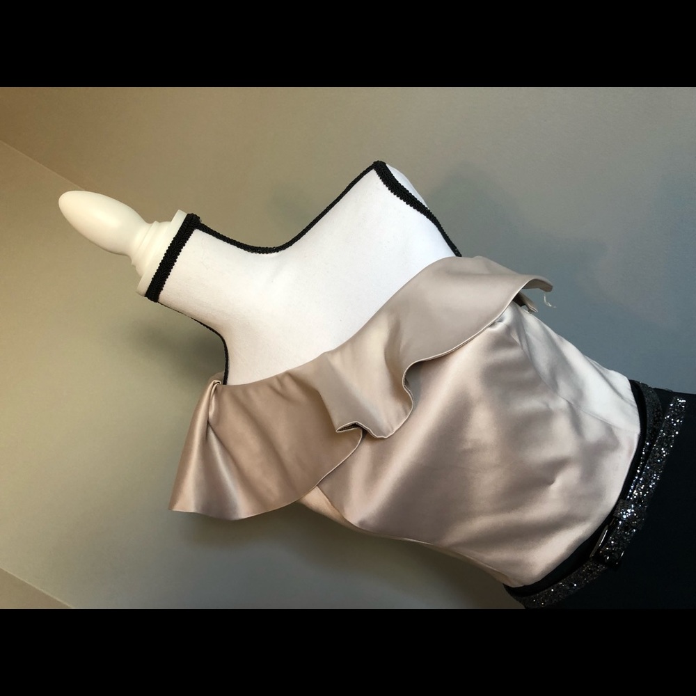 WHBM formal one shoulder dress sz 4
